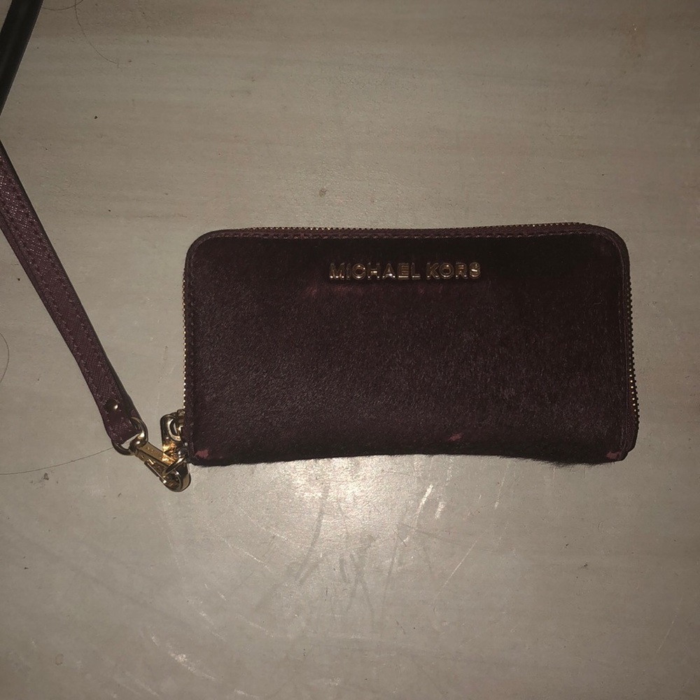 Michael Kors fur wallet